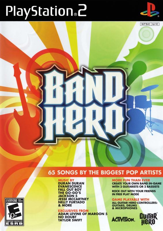 Front Cover for Band Hero (PlayStation 2)