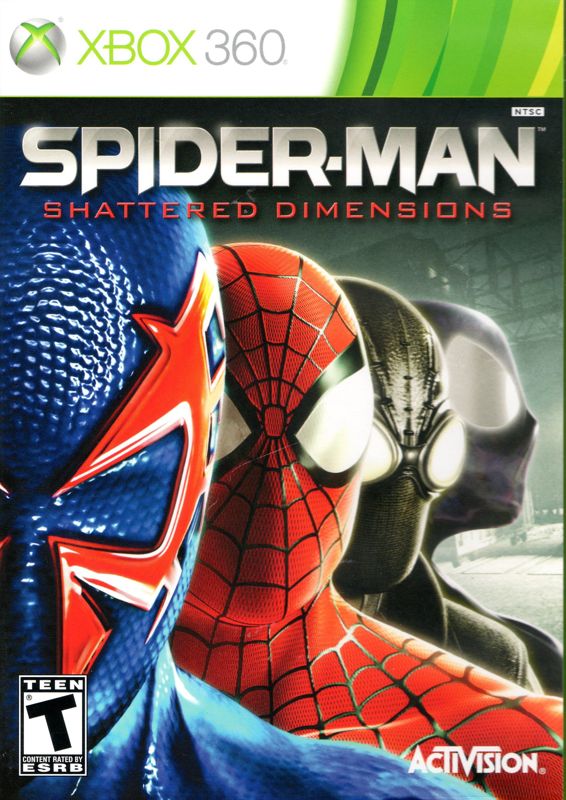 Front Cover for Spider-Man: Shattered Dimensions (Xbox 360)