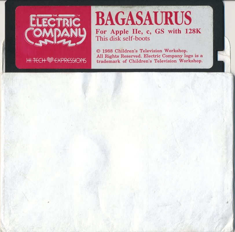 Media for Bagasaurus (Apple II)