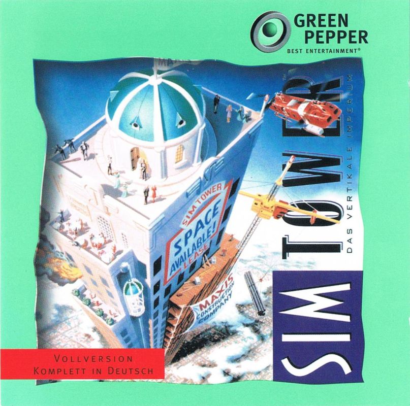 Front Cover for SimTower: The Vertical Empire (Windows 3.x) (Green Pepper release)
