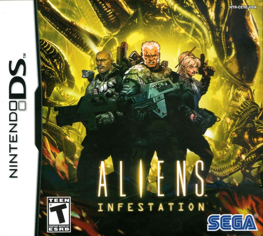 Front Cover for Aliens: Infestation (Nintendo DS)