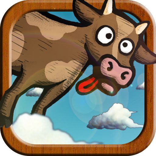 Front Cover for Monty Python's Cow Tossing (iPhone)