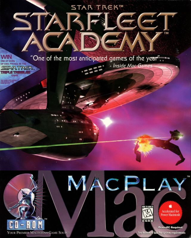 Front Cover for Star Trek: Starfleet Academy (Macintosh)
