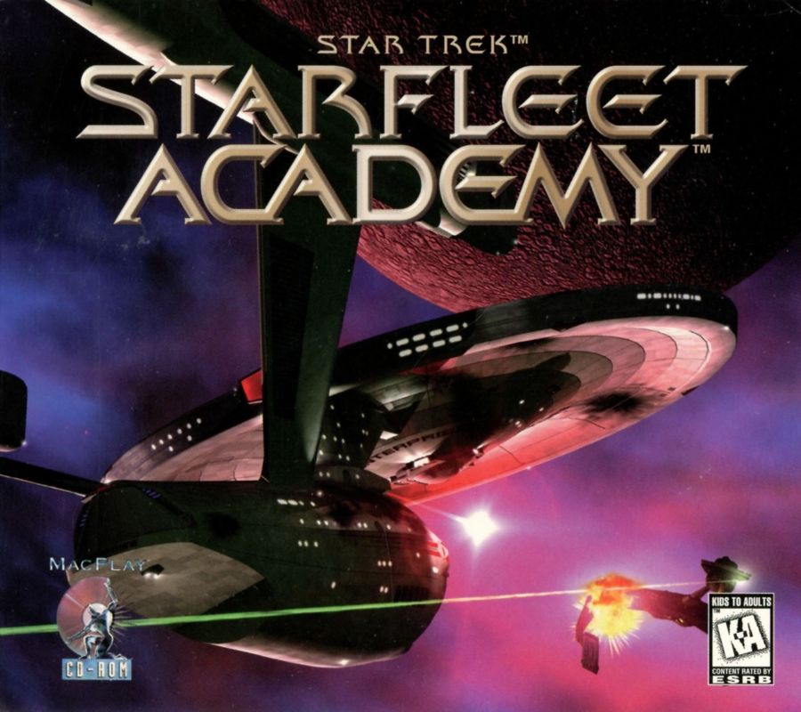 Other for Star Trek: Starfleet Academy (Macintosh): Cardboard Case - Front