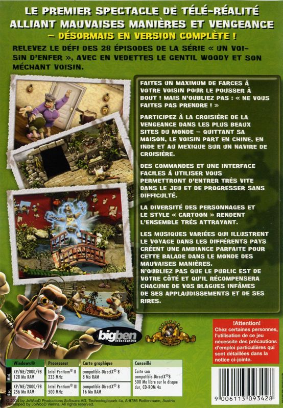 Neighbours from Hell Compilation cover or packaging material - MobyGames