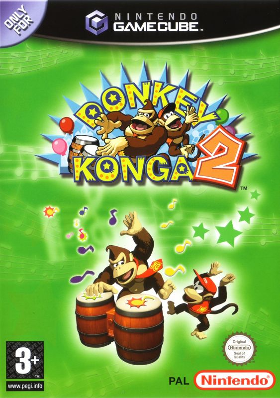 Front Cover for Donkey Konga 2 (GameCube)