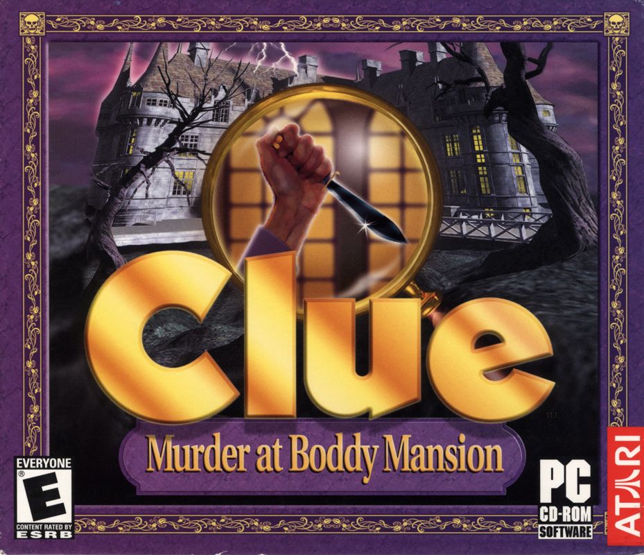 Front Cover for Clue: Murder at Boddy Mansion (Windows) (Atari release)