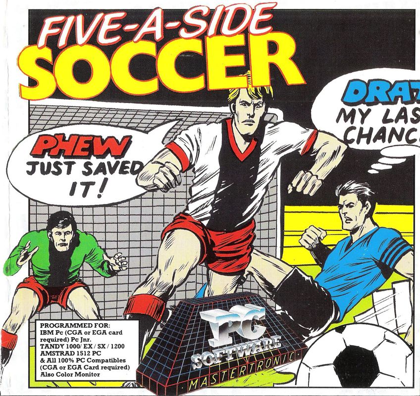 Front Cover for Five-a-Side Soccer (PC Booter)