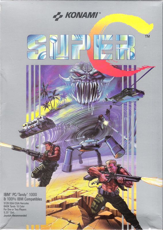 Front Cover for Super Contra (DOS) (5.25" disk release)