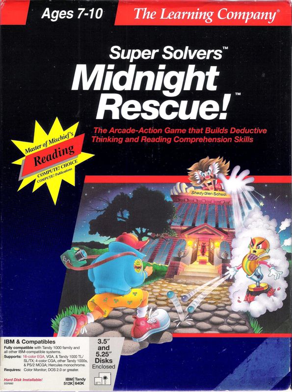 Front Cover for Super Solvers: Midnight Rescue! (DOS) (Dual Media release)