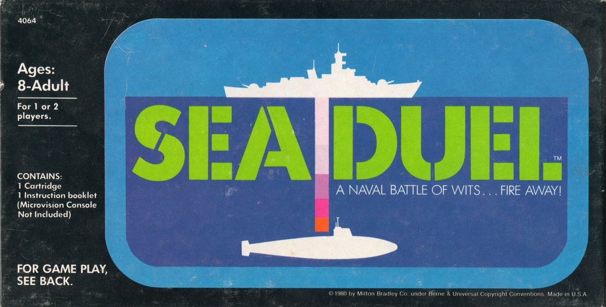 Front Cover for Sea Duel (Microvision)
