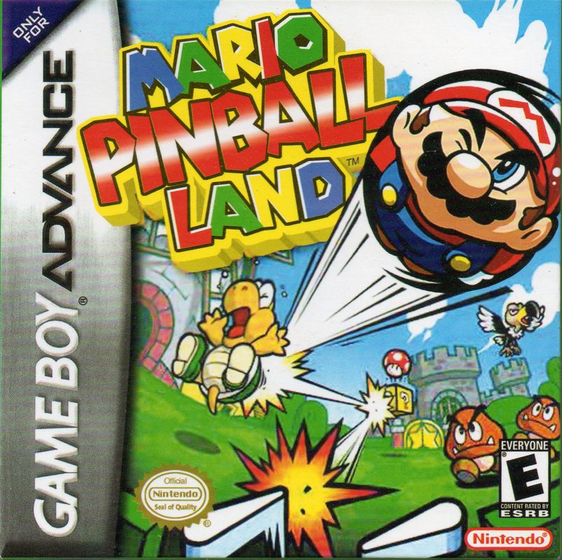 Front Cover for Mario Pinball Land (Game Boy Advance)