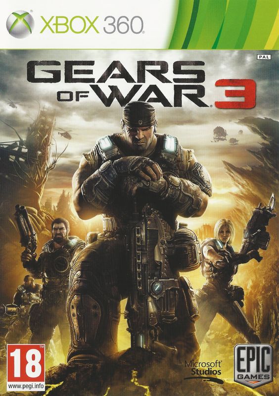 Front Cover for Gears of War 3 (Xbox 360)