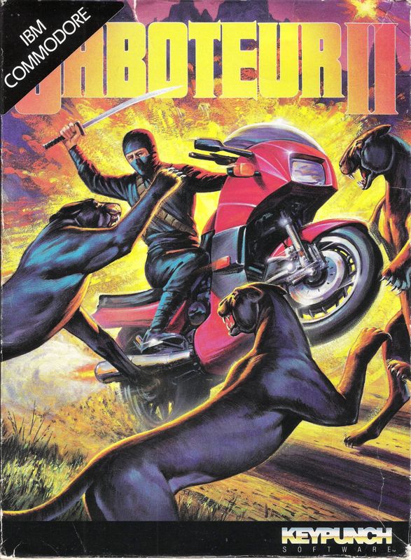Front Cover for Saboteur II (Commodore 64 and DOS)