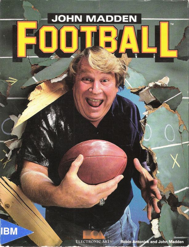 Front Cover for John Madden Football (DOS) (5.25" Release (with NFLPA Players Disk))