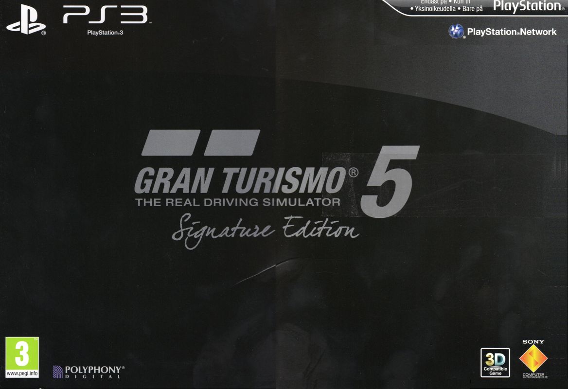 Front Cover for Gran Turismo 5 (Signature Edition) (PlayStation 3)