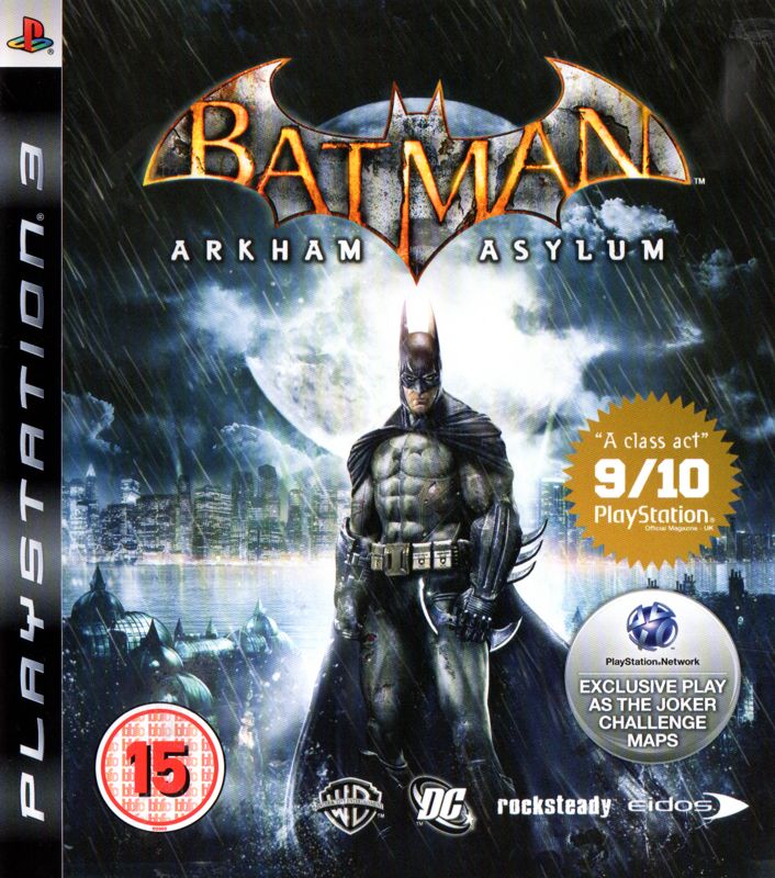 Front Cover for Batman: Arkham Asylum (PlayStation 3)