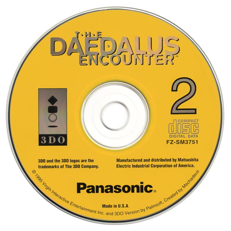 Media for The Daedalus Encounter (3DO): Disc 2