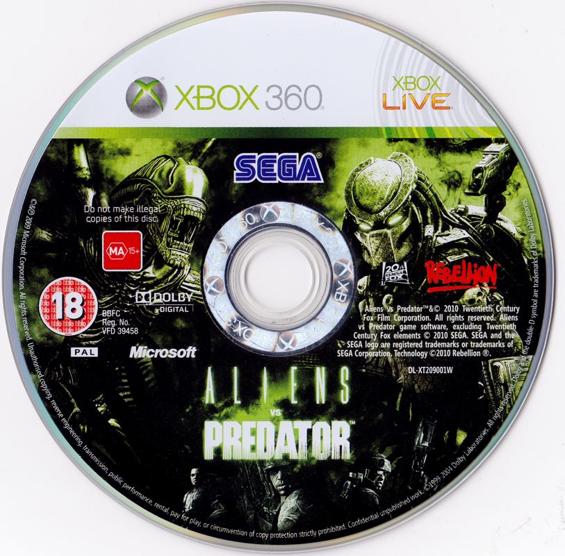 Media for Aliens vs Predator (Xbox 360)