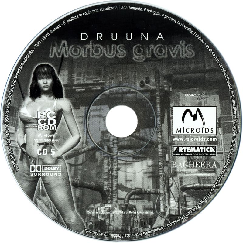 Media for Paolo Eleuteri Serpieri's Druuna: Morbus Gravis (Windows): Disc 1/6