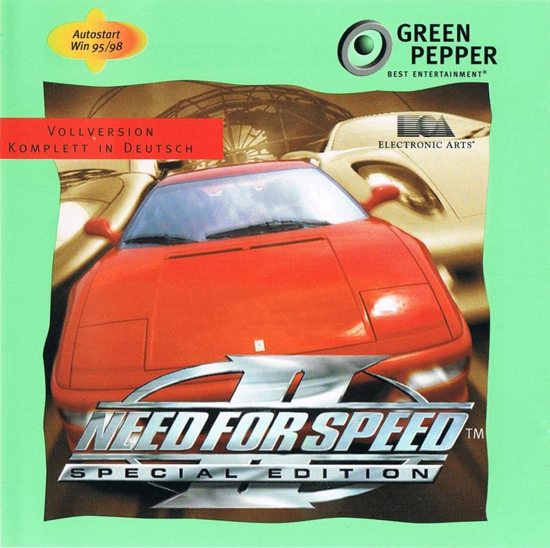 Front Cover for Need for Speed II: SE (Windows) (Green Pepper Release)