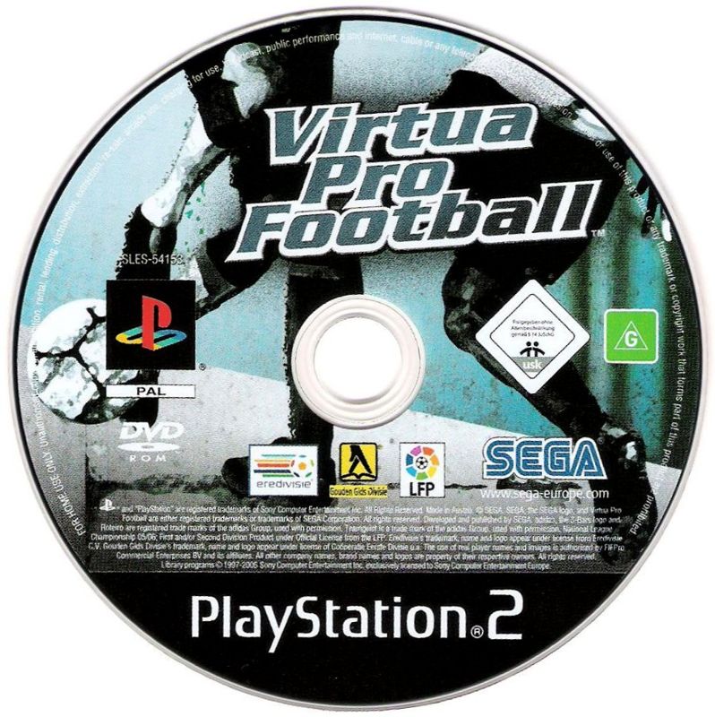 Media for Virtua Pro Football (PlayStation 2)