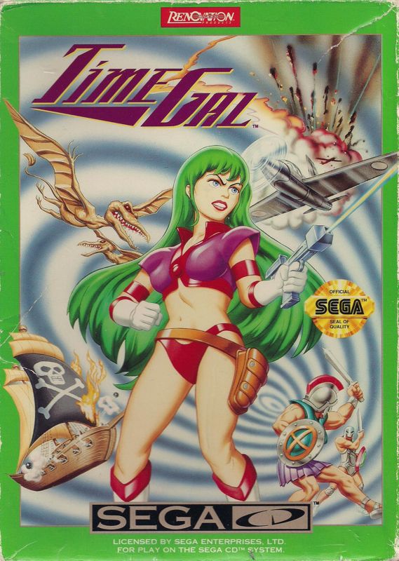 Front Cover for Time Gal (SEGA CD)