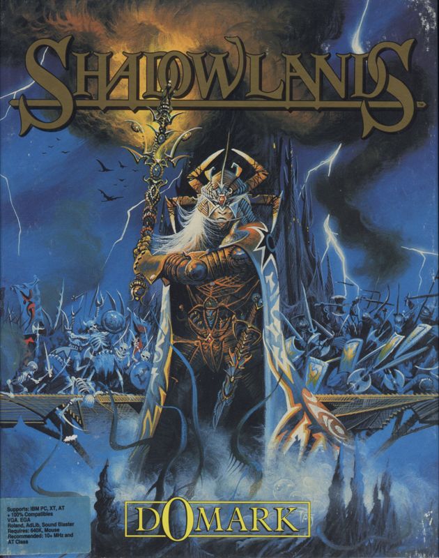 Front Cover for Shadowlands (DOS) (3.5" / 5.25" dual media release)