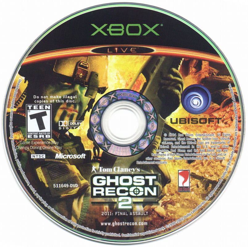 Media for Tom Clancy's Ghost Recon 2: 2011 - Final Assault (Xbox)