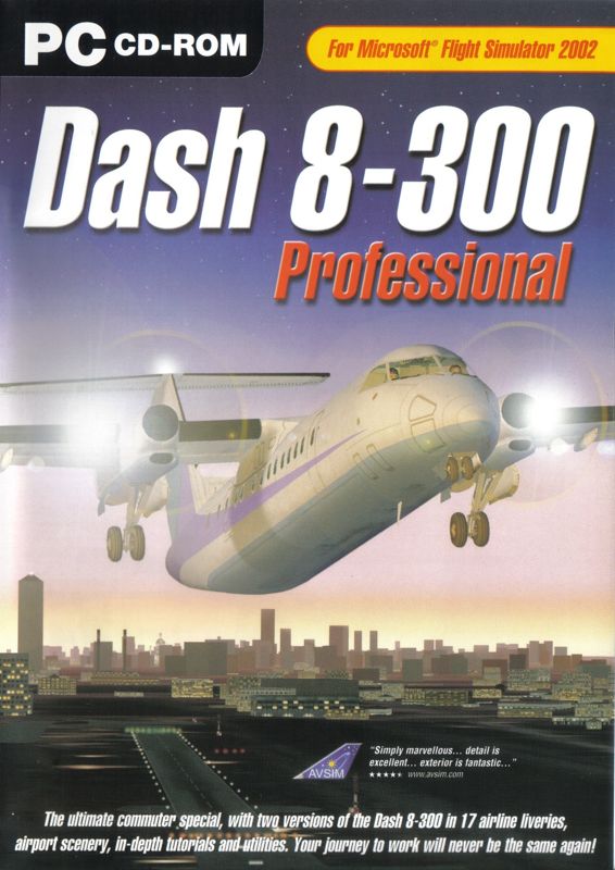 Front Cover for Dash 8-300 Professional (Windows)