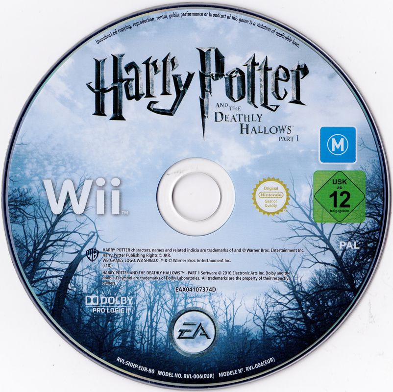 Harry Potter and the Deathly Hallows Part 1 cover or packaging