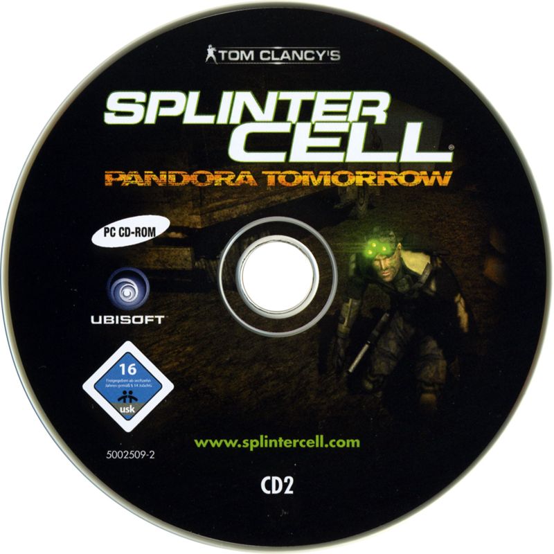 Media for Tom Clancy's Splinter Cell: Pandora Tomorrow (Windows): Disc 2