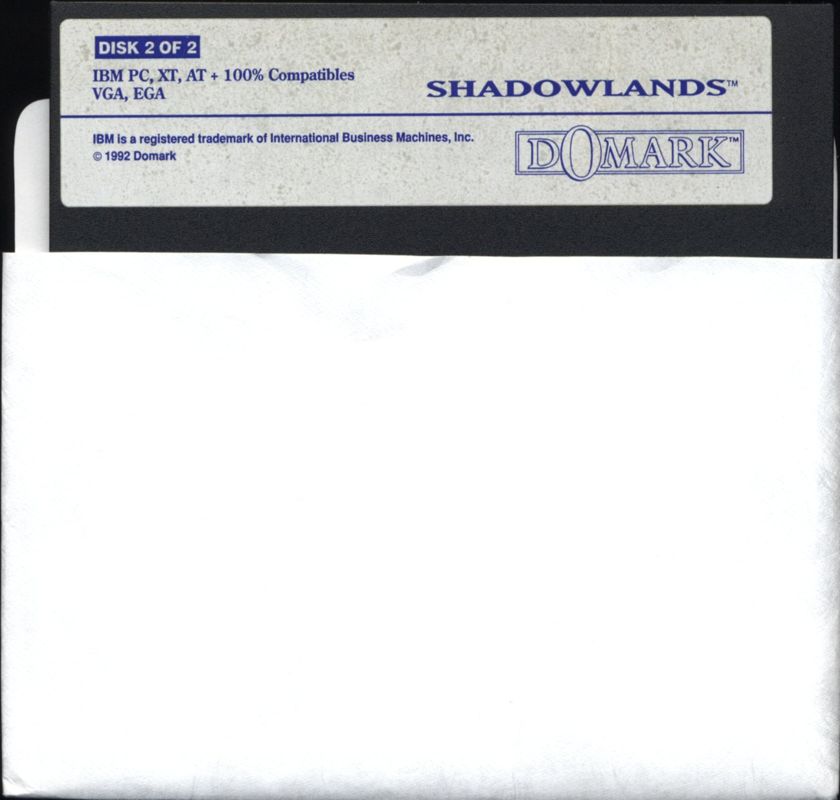 Media for Shadowlands (DOS) (3.5" / 5.25" dual media release): 5.25" Disk 2