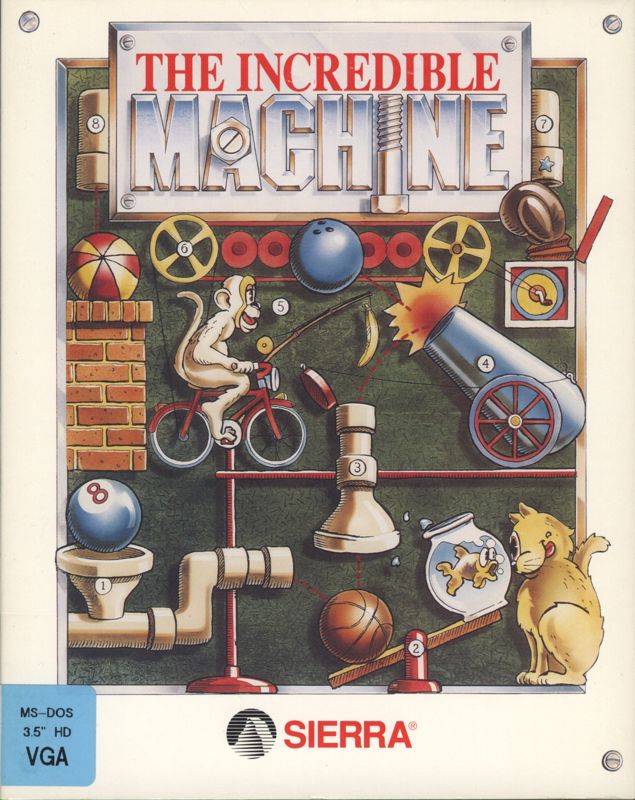 Front Cover for The Incredible Machine (DOS)