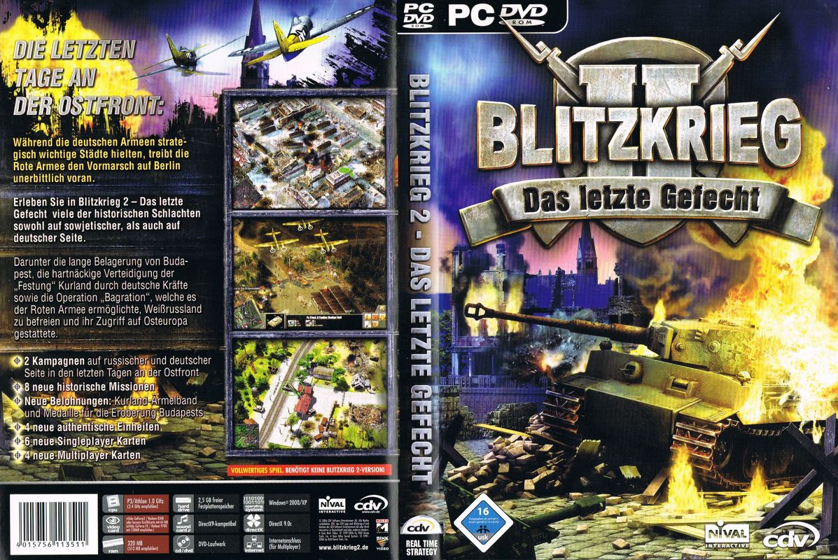 Full Cover for Blitzkrieg II: Fall of the Reich (Windows)