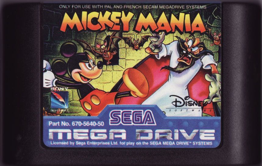 Media for Mickey Mania (Genesis)