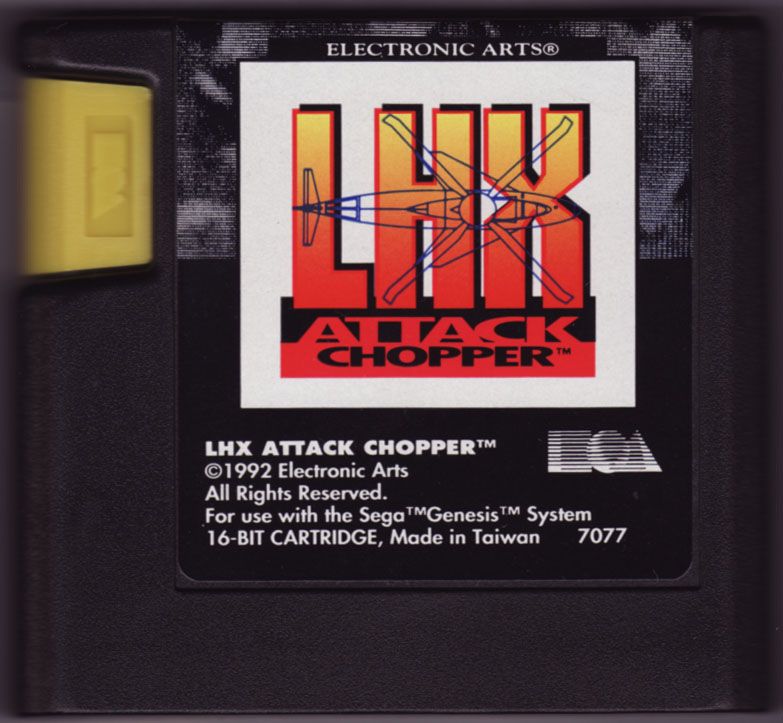 Media for LHX: Attack Chopper (Genesis)