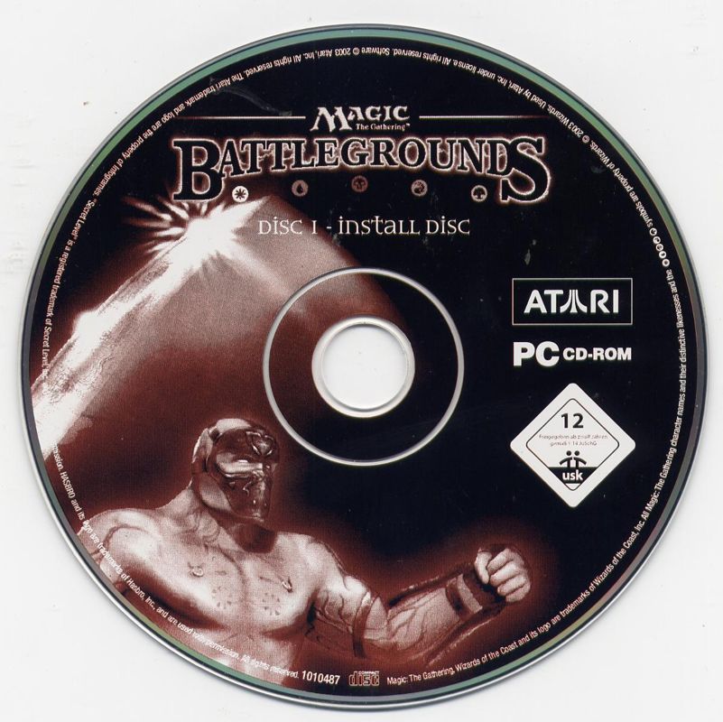 Media for Magic: The Gathering - Battlegrounds (Windows): Disc 1 - Install Disc