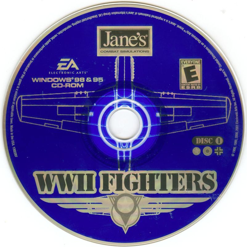 Media for Jane's Combat Simulations: WWII Fighters (Windows) (Re-release): Disc 1