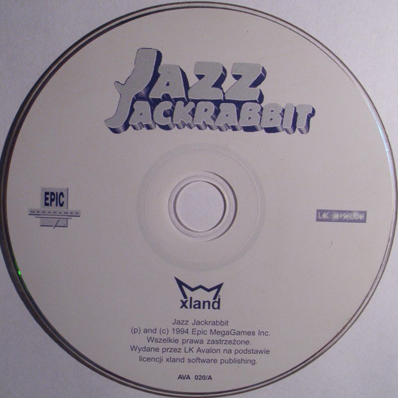 Media for Jazz Jackrabbit CD-ROM (DOS) (L.K. Avalon release)