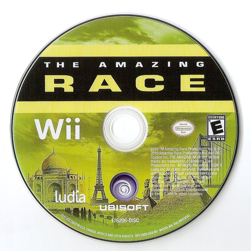 Media for The Amazing Race (Wii): Disc