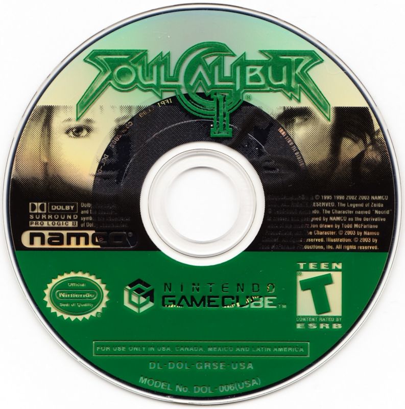 Media for SoulCalibur II (GameCube) (Player's Choice Release)