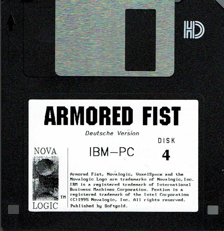 Media for Armored Fist (DOS) (3,5'' Disk release): Disk 4