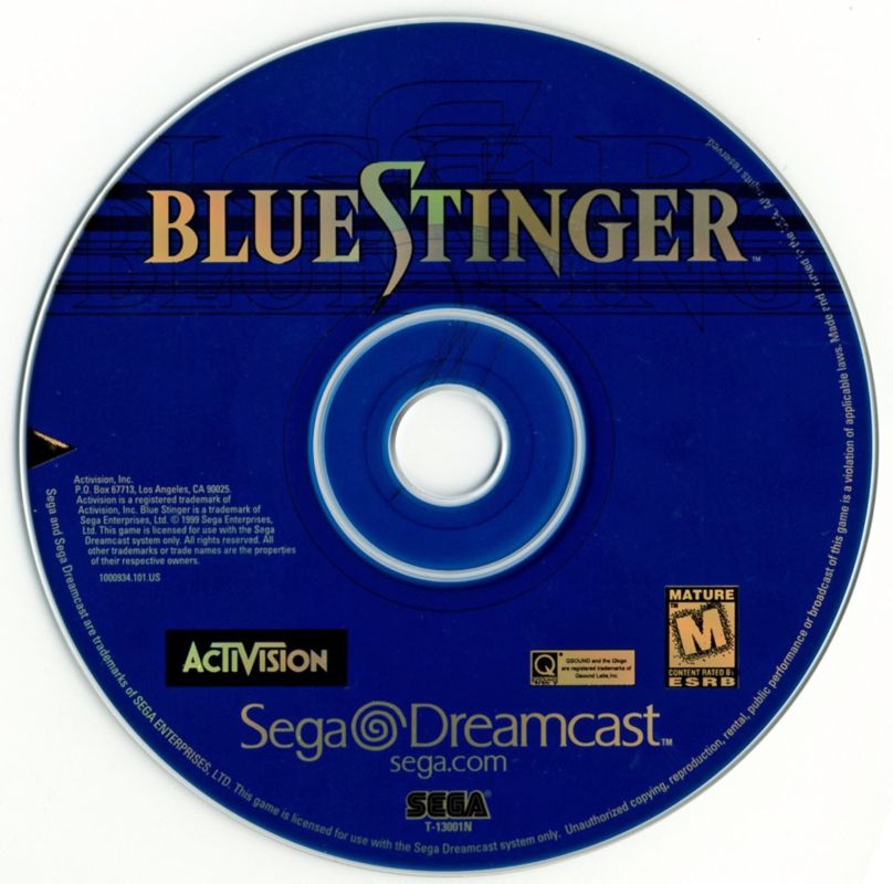 Media for Blue Stinger (Dreamcast)