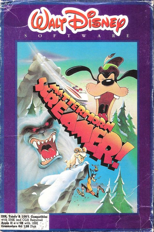 Front Cover for Matterhorn Screamer! (Apple II and Commodore 64 and DOS)