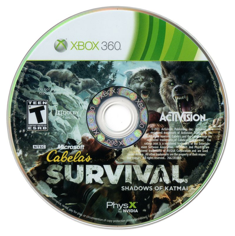 Media for Cabela's Survival: Shadows of Katmai (Xbox 360)