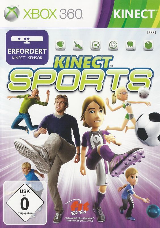 Front Cover for Kinect Sports (Xbox 360)