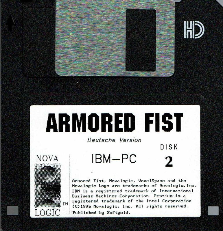 Media for Armored Fist (DOS) (3,5'' Disk release): Disk 2