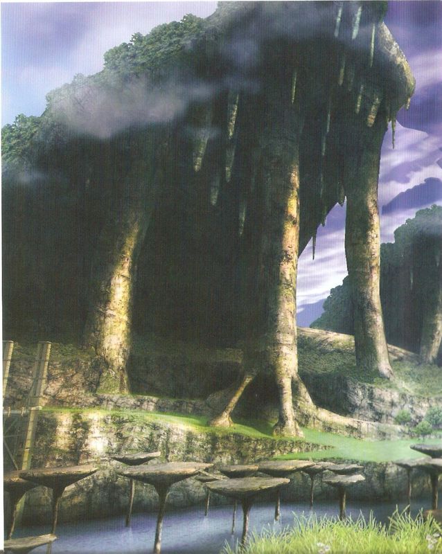Inside Cover for Xenoblade Chronicles (Wii): Left