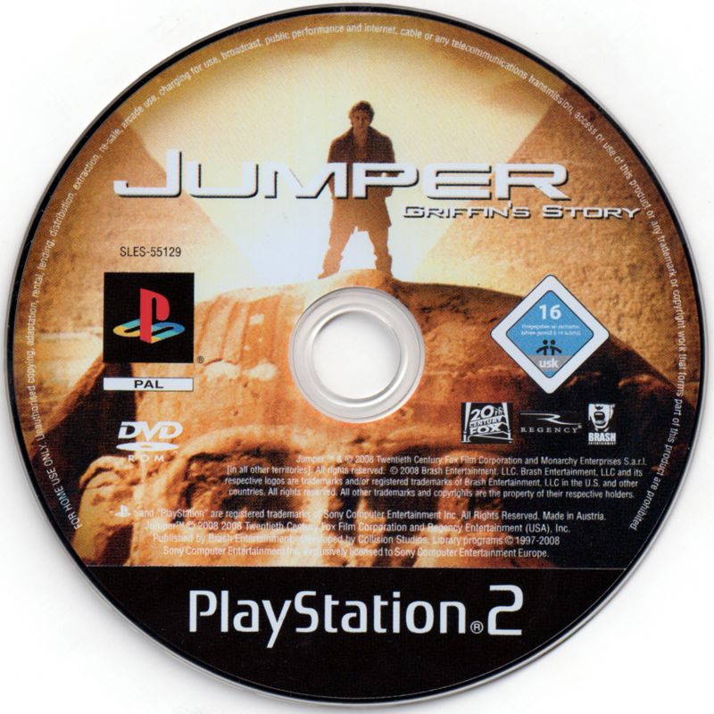 Media for Jumper: Griffin's Story (PlayStation 2)